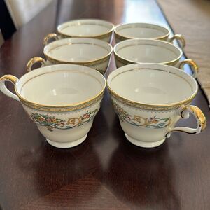 AYNSLEY Henley (6) Bone China Tea Cups